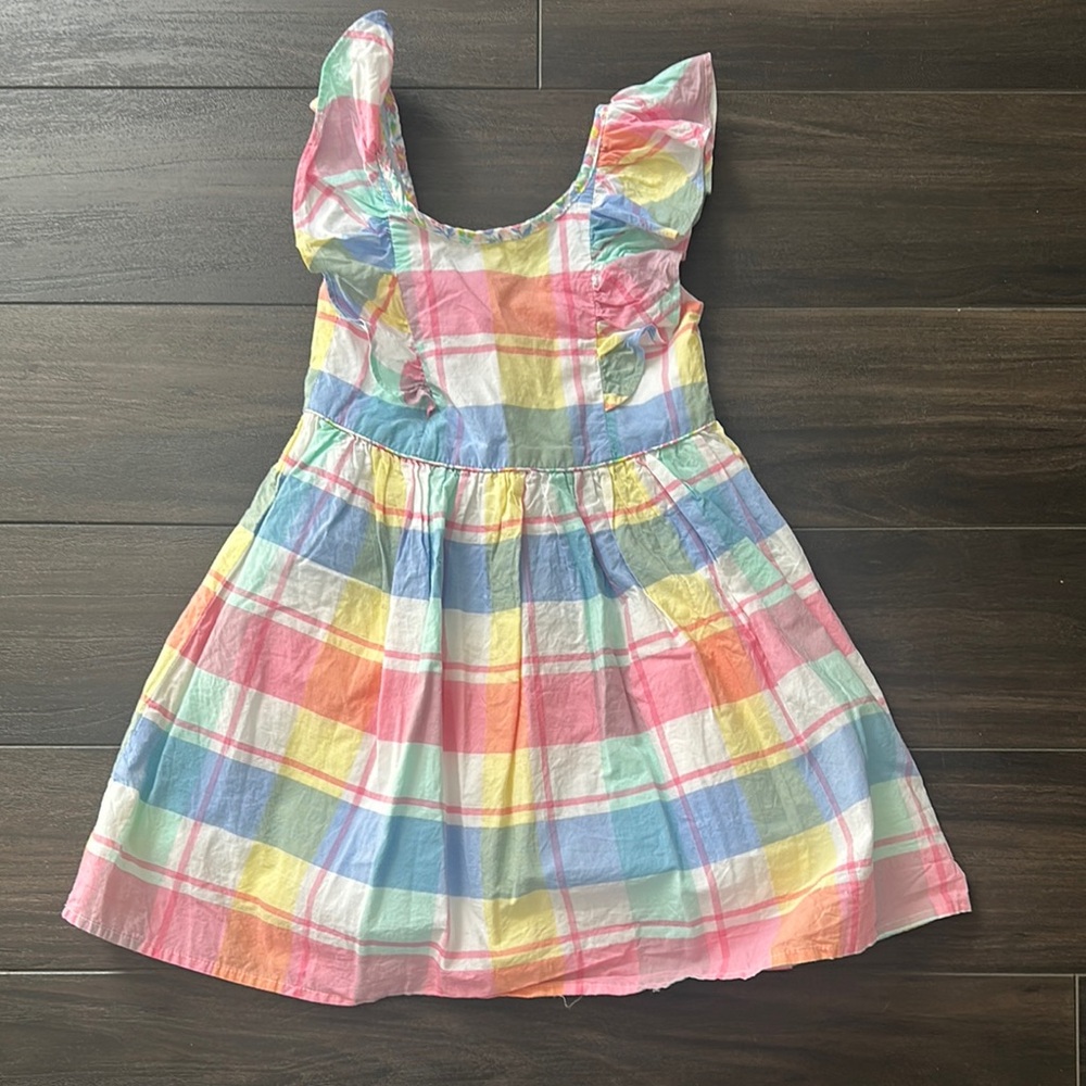 Tommy Bahama Colorful Plaid Kids Dress 4T